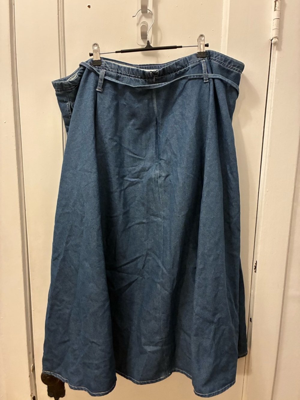 Cider Blue Midi Denim Skirt - Picture 2 of 3
